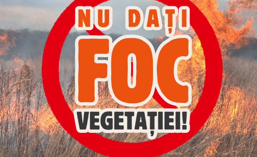 Arderea vegetației - interzisă!